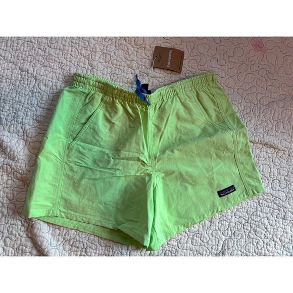 Patagonia Pants - Patagonia Womens Baggies Shorts 5 Inch Salamander Green Size Small